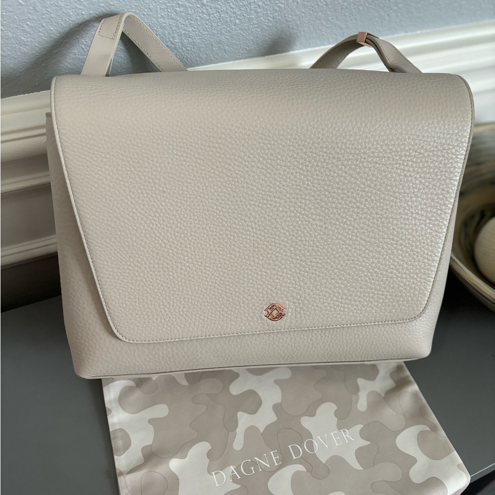 BRAND NEW! Never been used Dagne Dover Simone Leather Satchel Handbag.